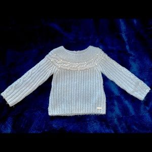 Mayoral Baby Blue Pearl Sweater